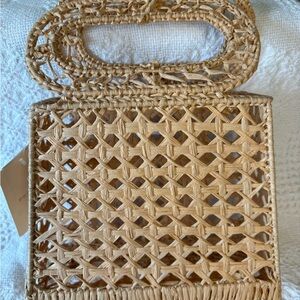 Primark Natural Woven Mini Bag